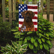 Load image into Gallery viewer, Brindle Cane Corso American Flag Garden Flag