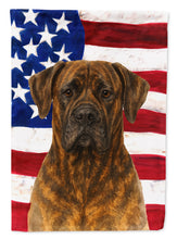Load image into Gallery viewer, Brindle Cane Corso American Flag Garden Flag