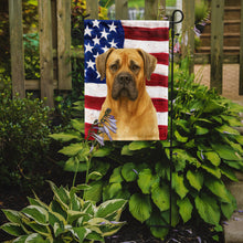 Load image into Gallery viewer, Fawn Cane Corso American Flag Garden Flag