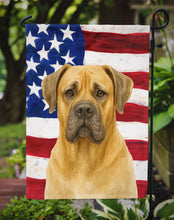 Load image into Gallery viewer, Fawn Cane Corso American Flag Garden Flag