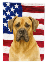 Load image into Gallery viewer, Fawn Cane Corso American Flag Garden Flag