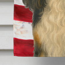 Load image into Gallery viewer, Tricolor Cavalier Spaniel American Flag House Flag