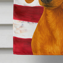 Load image into Gallery viewer, Red Dachshund American Flag House Flag