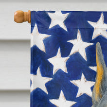 Load image into Gallery viewer, Blue Doberman Pinscher American Flag House Flag
