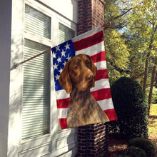 Load image into Gallery viewer, Roan German Shorthaired Pointer American Flag House Flag