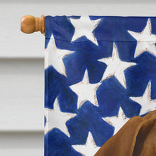 Load image into Gallery viewer, Roan German Shorthaired Pointer American Flag House Flag