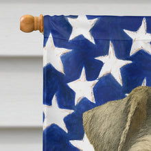 Load image into Gallery viewer, Schnauzer American Flag House Flag