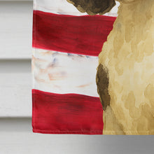 Load image into Gallery viewer, Parti Toy Poodle American Flag House Flag
