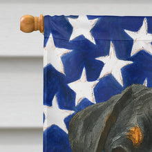 Load image into Gallery viewer, Rottweiler American Flag House Flag