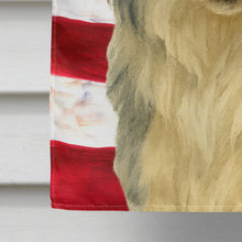 Load image into Gallery viewer, Blue Merle Border Collie American Flag House Flag