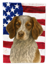 Load image into Gallery viewer, Roan Brittany American Flag House Flag
