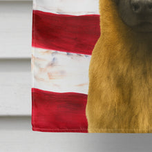 Load image into Gallery viewer, Belgian Malinois American Flag House Flag