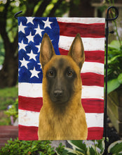 Load image into Gallery viewer, Belgian Malinois American Flag Garden Flag