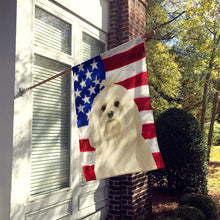 Load image into Gallery viewer, Maltese American Flag House Flag