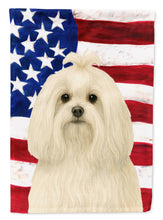 Load image into Gallery viewer, Maltese American Flag Garden Flag