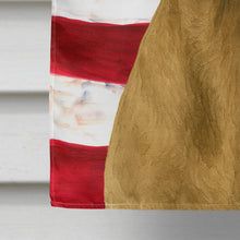 Load image into Gallery viewer, Silver Gray Weimaraner American Flag House Flag