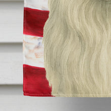 Load image into Gallery viewer, White Collie American Flag House Flag