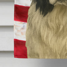 Load image into Gallery viewer, Landseer Newfoundland American Flag House Flag