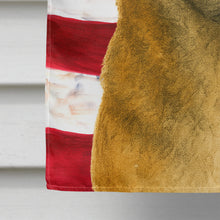 Load image into Gallery viewer, Sesame Akita American Flag House Flag