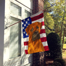 Load image into Gallery viewer, Red Bullmastiff American Flag House Flag