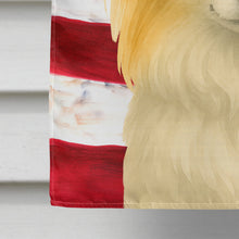 Load image into Gallery viewer, White with Lemon Papillon American Flag House Flag