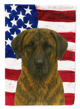 Load image into Gallery viewer, Brindle Anatolian Shepherd Dog American Flag Garden Flag