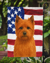 Load image into Gallery viewer, Red Cairn Terrier American Flag Garden Flag