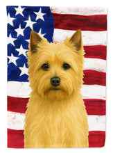 Load image into Gallery viewer, Wheaten Cairn Terrier American Flag House Flag