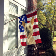 Load image into Gallery viewer, Hairless Chinese Crested American Flag House Flag