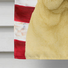 Load image into Gallery viewer, Cream Shar Pei American Flag House Flag