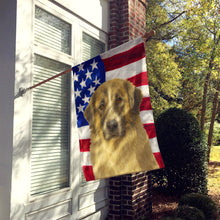 Load image into Gallery viewer, Badger Great Pyrenees American Flag House Flag