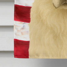 Load image into Gallery viewer, White Great Pyrenees American Flag House Flag