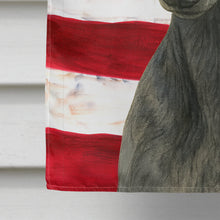 Load image into Gallery viewer, Blue Greyhound American Flag House Flag