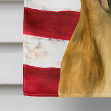 Load image into Gallery viewer, Fawn Brindle Greyhound American Flag House Flag