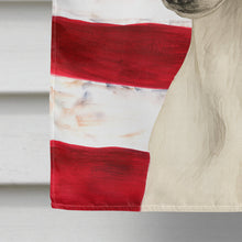 Load image into Gallery viewer, White Greyhound American Flag House Flag