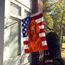 Load image into Gallery viewer, Irish Setter American Flag House Flag
