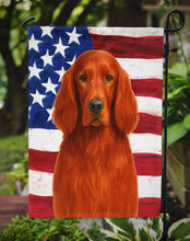 Load image into Gallery viewer, Irish Setter American Flag Garden Flag