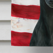 Load image into Gallery viewer, Black Italian Greyhound American Flag House Flag