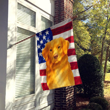 Load image into Gallery viewer, Orange Nova Scotia Duck Tolling Retriever American Flag House Flag