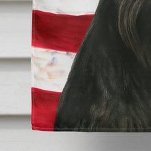 Load image into Gallery viewer, Black Scottish Terrier American Flag House Flag