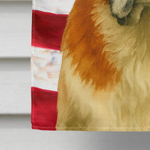 Load image into Gallery viewer, Red and White Saint Bernard American Flag House Flag