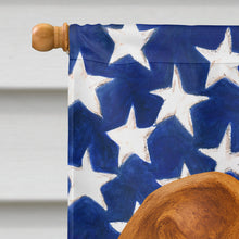 Load image into Gallery viewer, Red Whippet American Flag House Flag