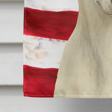 Load image into Gallery viewer, White Whippet American Flag House Flag