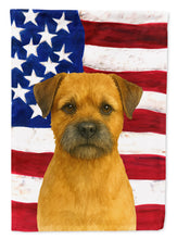 Load image into Gallery viewer, Red Border Terrier American Flag House Flag