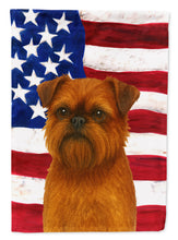 Load image into Gallery viewer, Belge Brussels Griffon American Flag House Flag