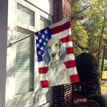 Load image into Gallery viewer, Blue Belton English Setter American Flag House Flag