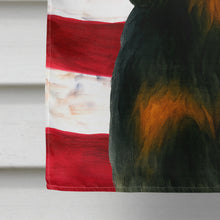 Load image into Gallery viewer, Gordon Setter American Flag House Flag