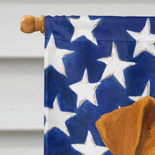 Load image into Gallery viewer, Irish Terrier American Flag House Flag