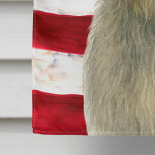 Load image into Gallery viewer, Gray Irish Wolfhound American Flag House Flag