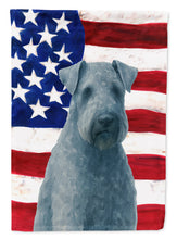 Load image into Gallery viewer, Kerry Blue Terrier American Flag House Flag